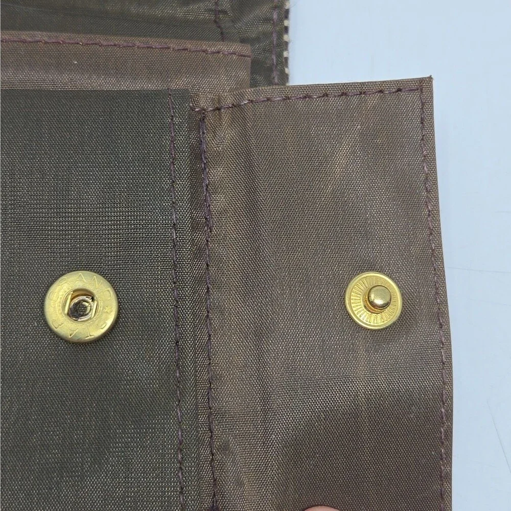 Vintage Men’s Bifold Wallet with Stripe Detail – Canvas Wallet Hong Kong 80s